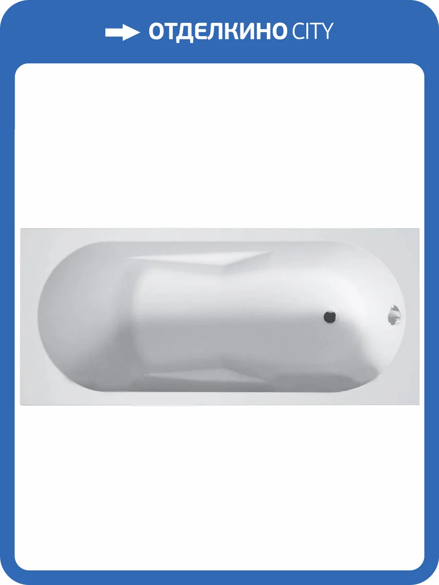 Акриловая ванна Riho Bathtubs Lazy 170х75 фото 4