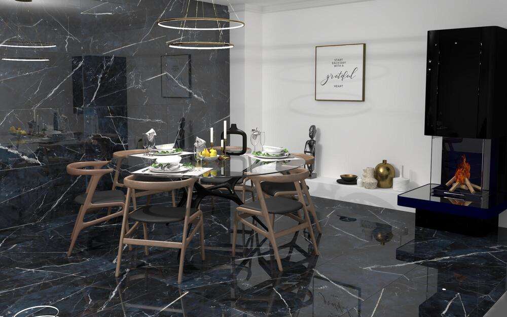 Dune Black & Light Calacatta фото 4