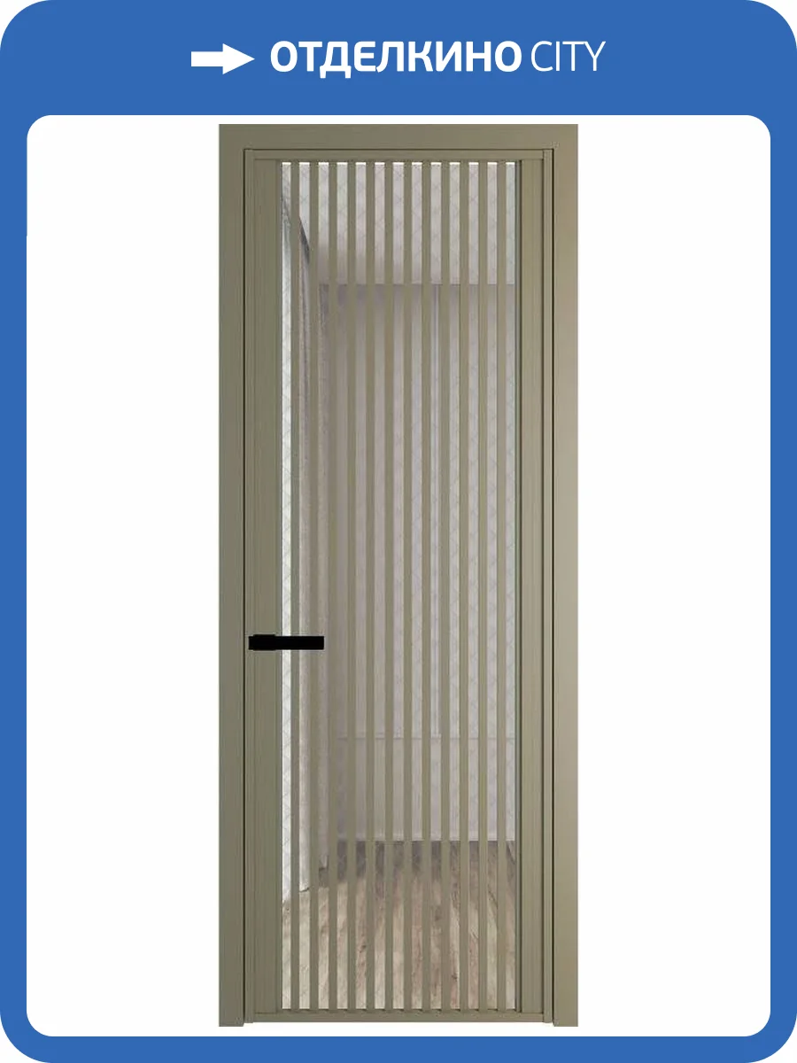 Межкомнатная дверь Profil Doors 3 AGP цвет профиля Шампань, стекло безопасное 6 мм ромб серебро 600x2000 фото 2