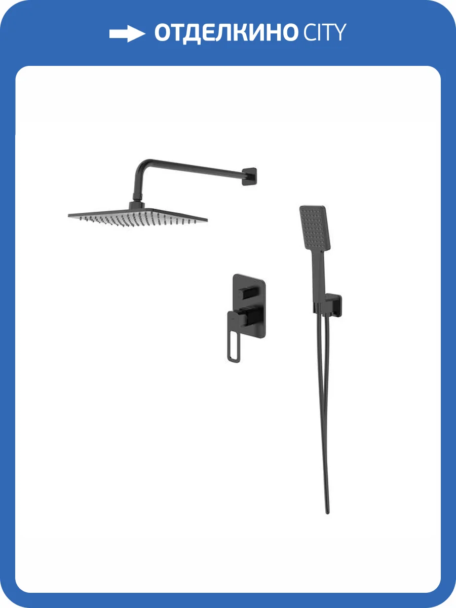 Душевая система Iddis Slide SLIBL02i67 черная матовая фото 7