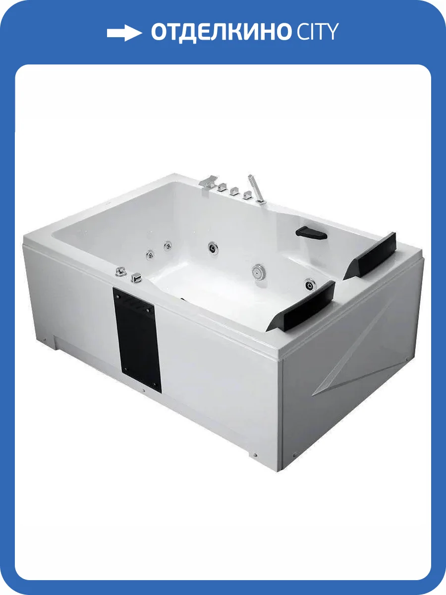 Акриловая ванна Gemy G9061 B L 180x120 фото 5