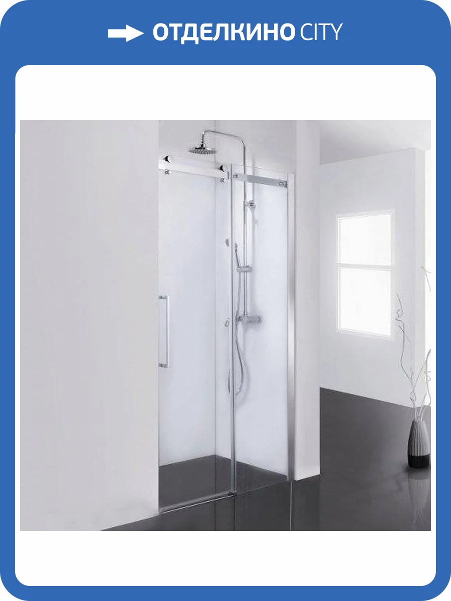 Душевая дверь в нишу Bravat Wave 120х200 фото 8