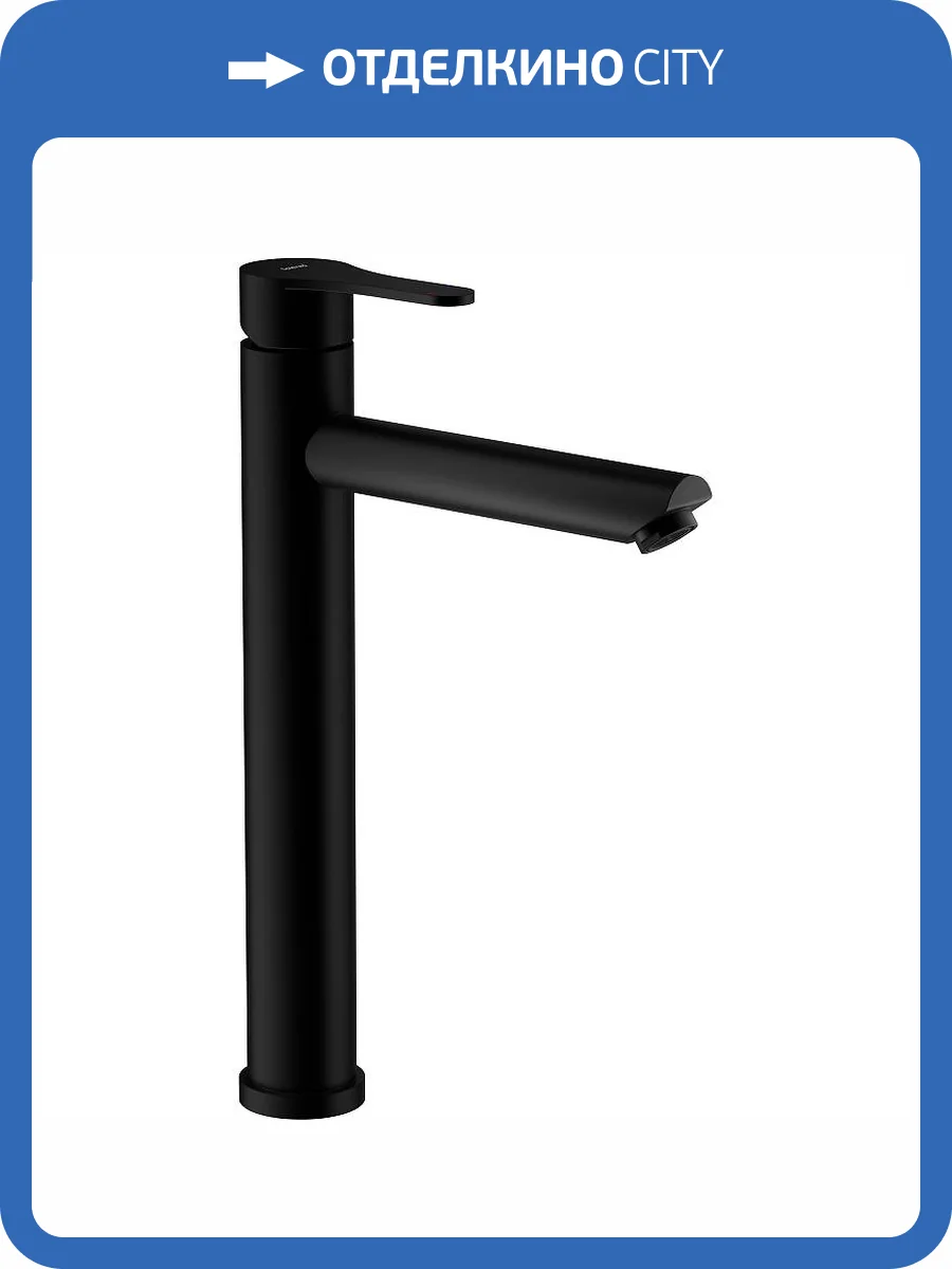 Смеситель для раковины Splenka S223.15.06 высокий, черный фото 11