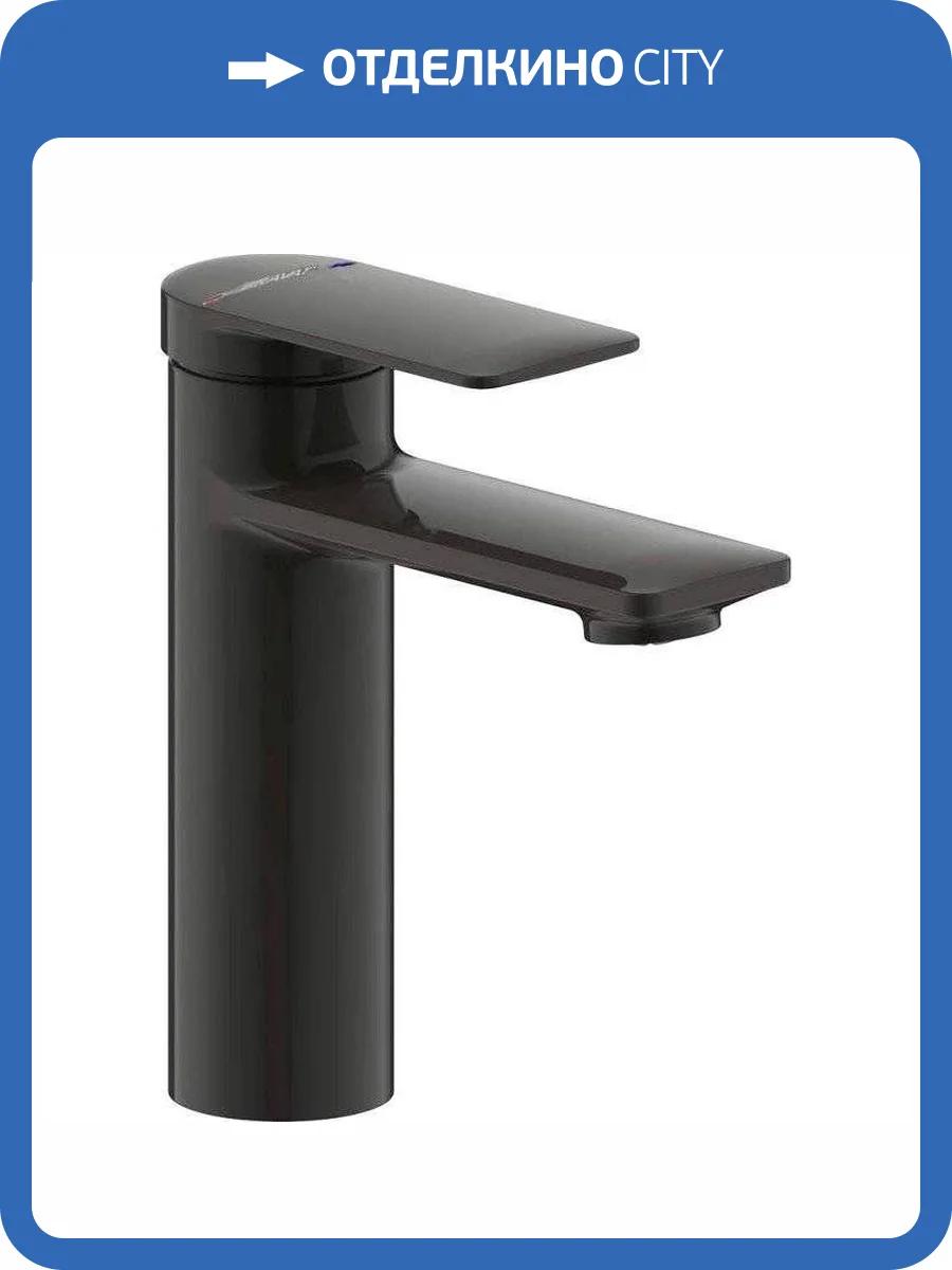 Смеситель для раковины Bravat Eddie F1369402BW-ENG черный фото 3