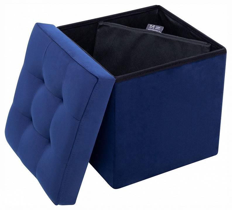 Пуф-сундук Leset Плуто 4687205418166 Темно-синяя Velutto 26 фото 6
