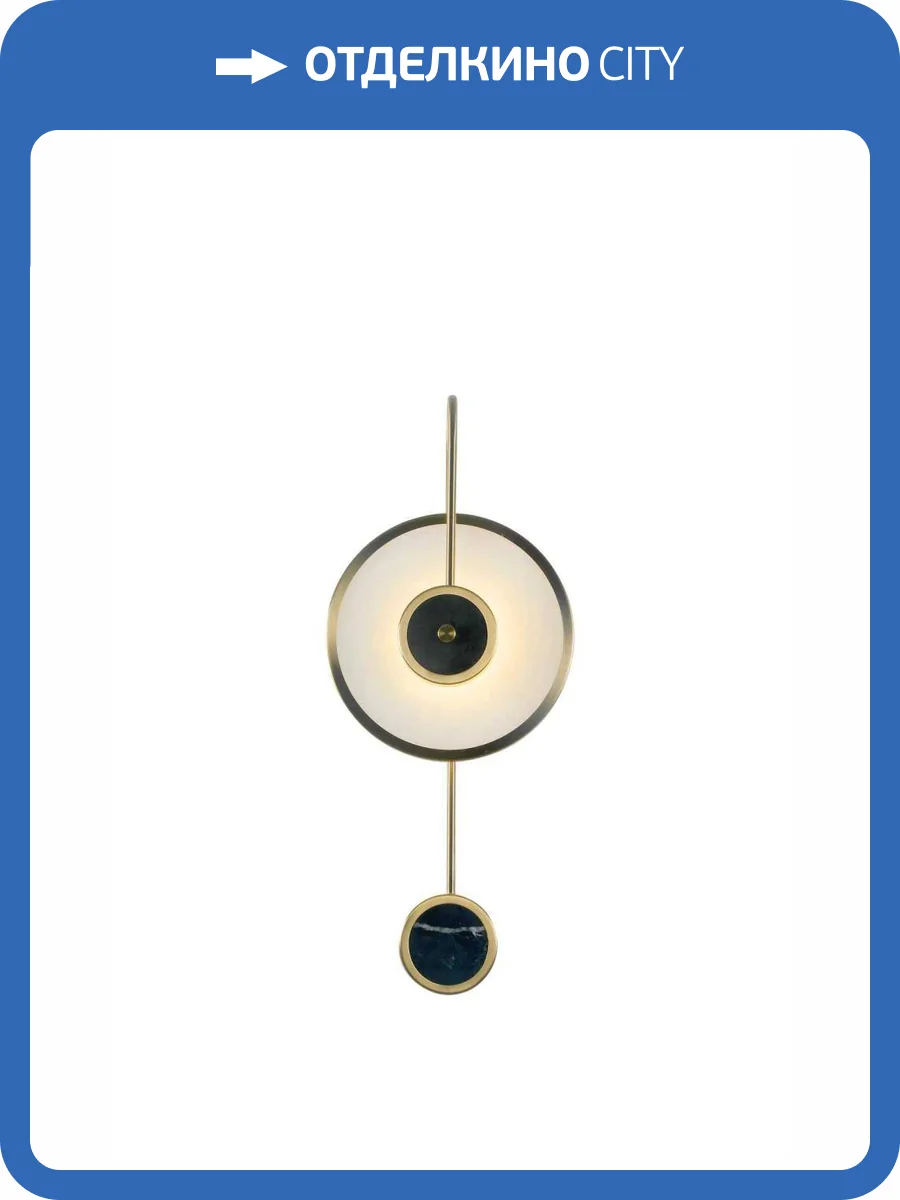 Бра Alfa Light F1024-28 600MM TG+BK 3000K фото 2