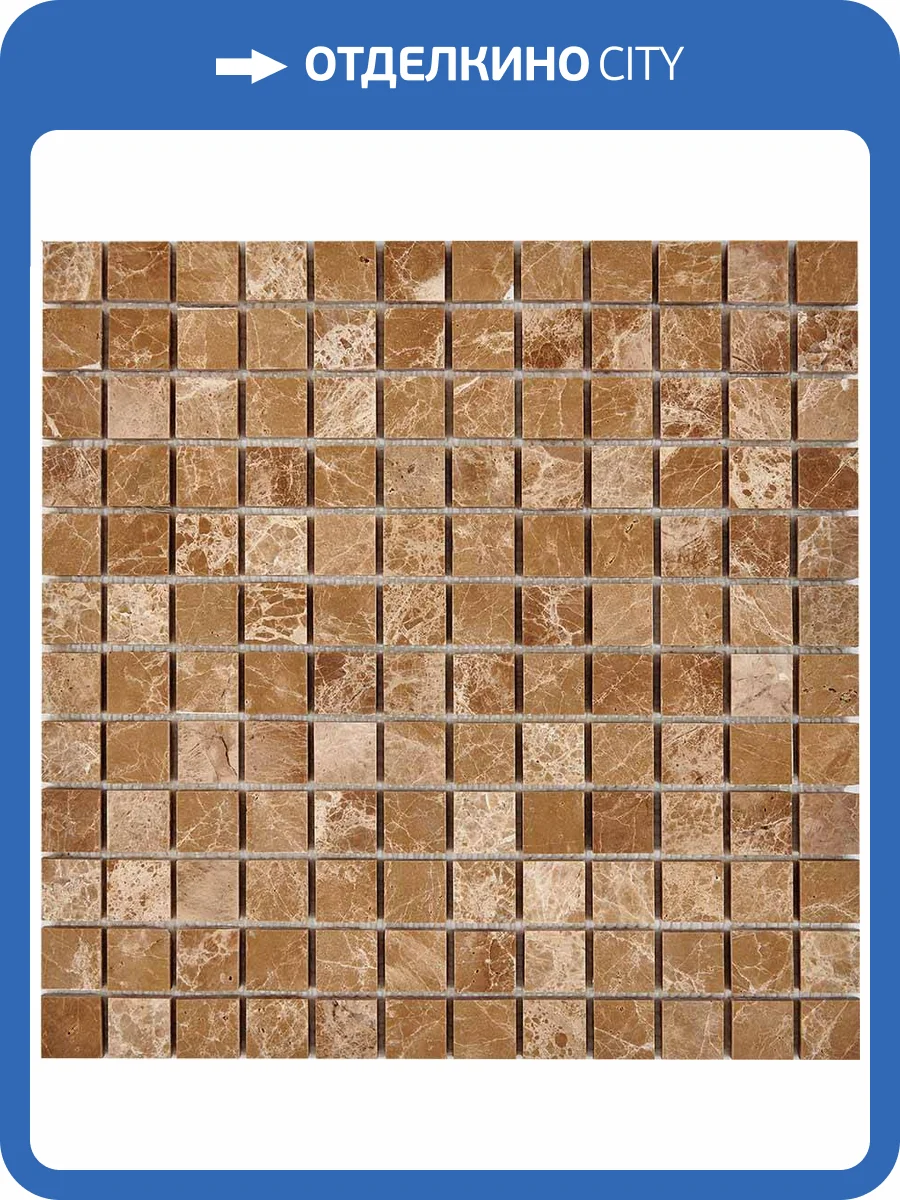 Мозаика Pixel Mosaic Мрамор PIX222 (2.3x2.3) 30.5x30.5 фото 2