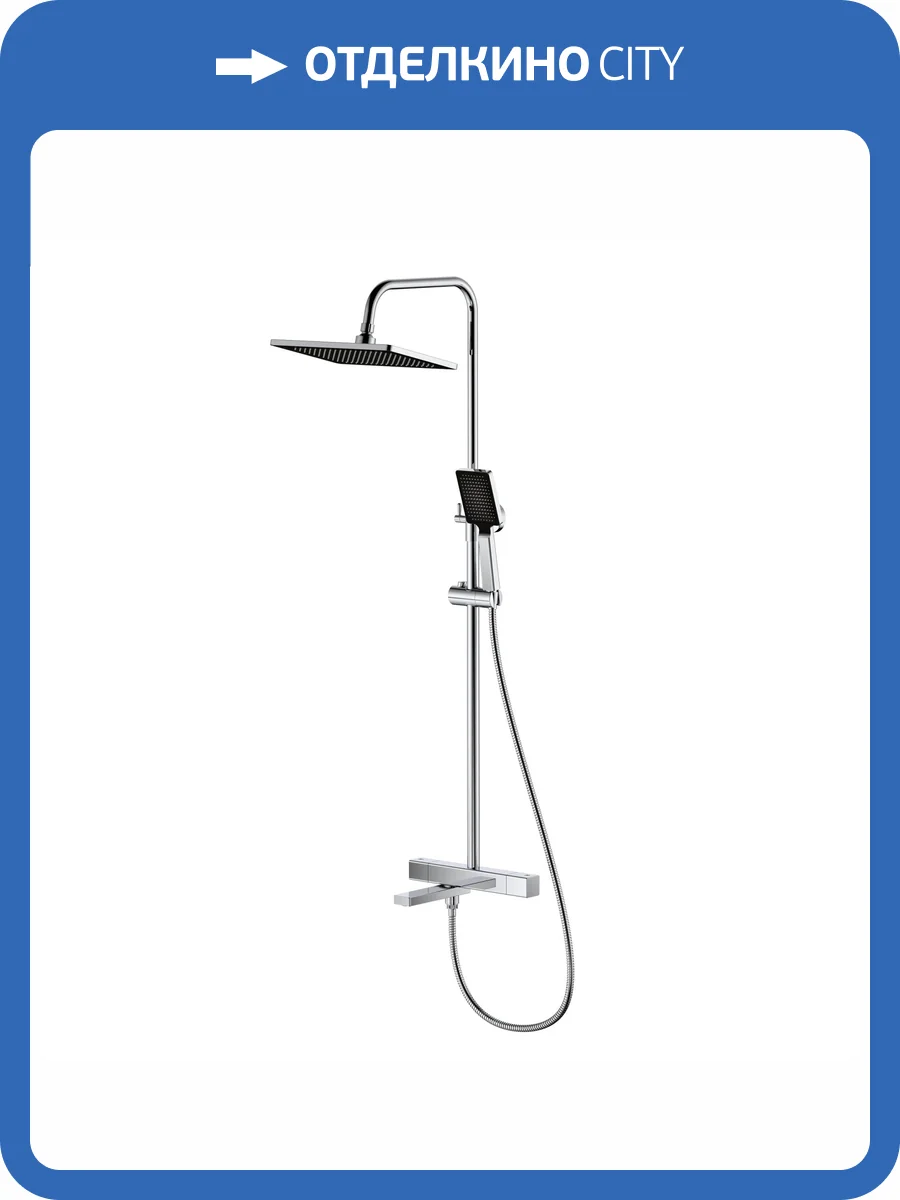 Душевая стойка Rush ST4235-60 хром, с термостатом фото 4