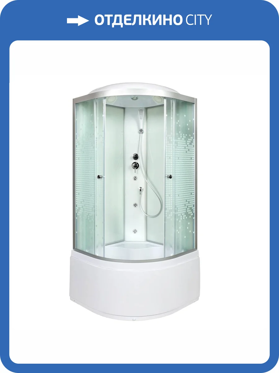 Душевая кабина AvaCan L910GM с гидромассажем, 100x100x215 фото 14