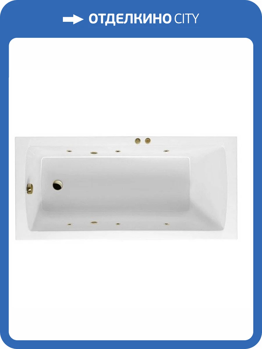 Акриловая ванна Excellent Aquaria SOFT WAEX.AQU16.SOFT.BR 160x70 бронза фото 4