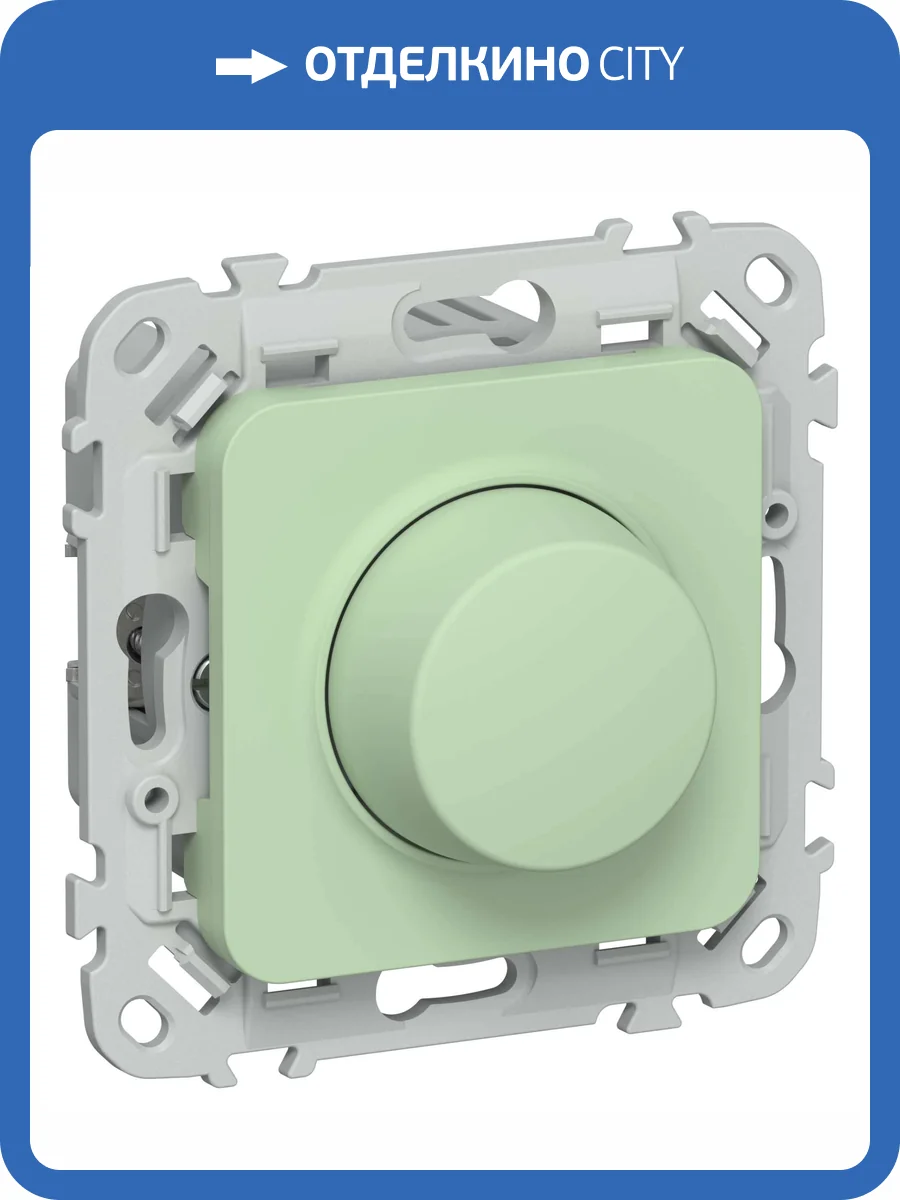 Светорегулятор проходной IEK Flite FI-D20-0200-P-K93 фисташковый фото 2