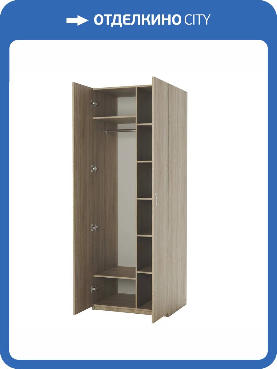 Шкаф комбинированный Шарм-Дизайн ДОК-2 170523088, дуб сонома фото 4