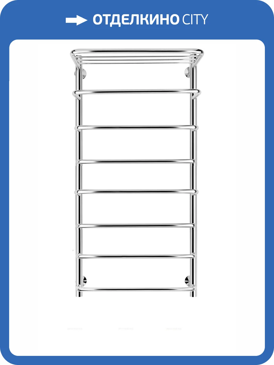 Полотенцесушитель электрический Secado Мерида 4603777452926 2 СП 100x40, R, хром фото 3