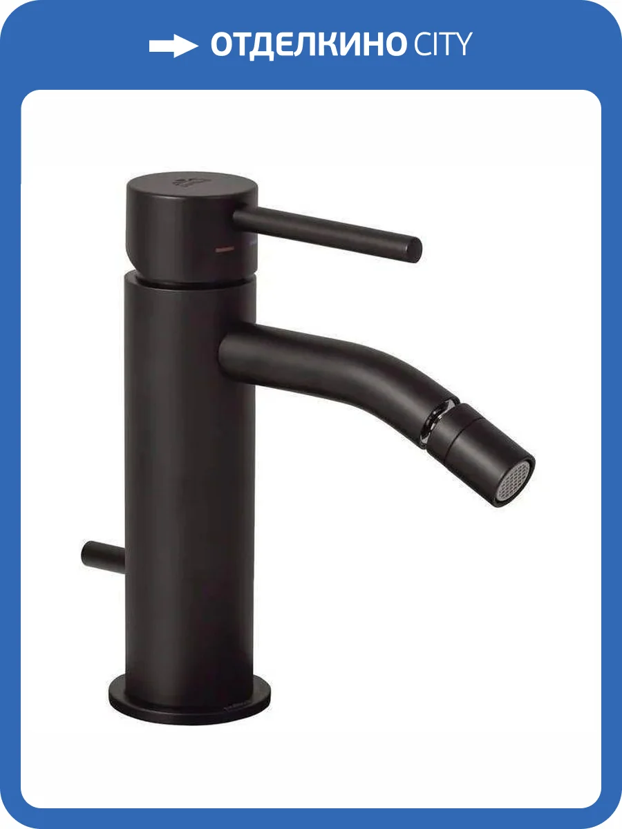 Смеситель для биде Paffoni Light LIG135NO черный матовый фото 3