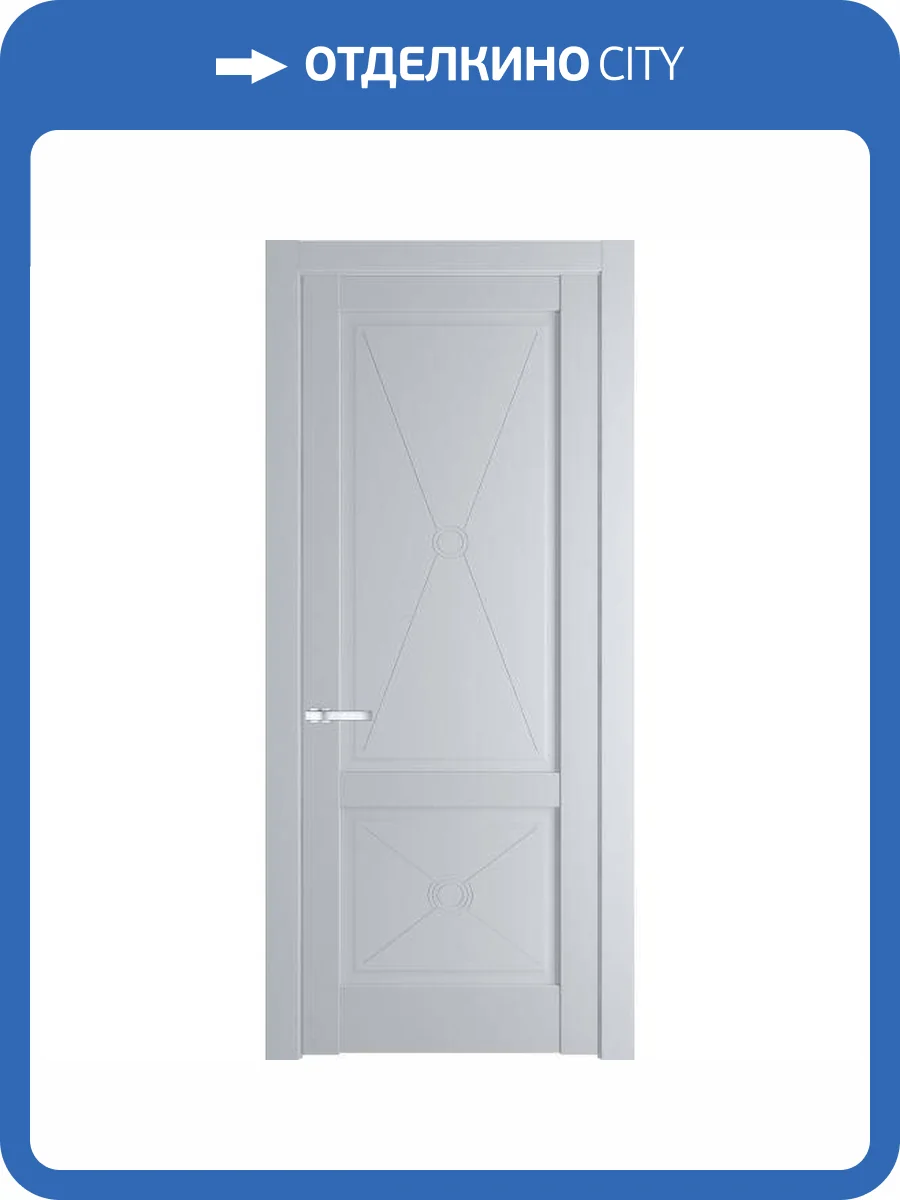 Межкомнатная дверь Profil Doors 1.2.1 PM полотно Лайт Грей 700x2000 фото 2