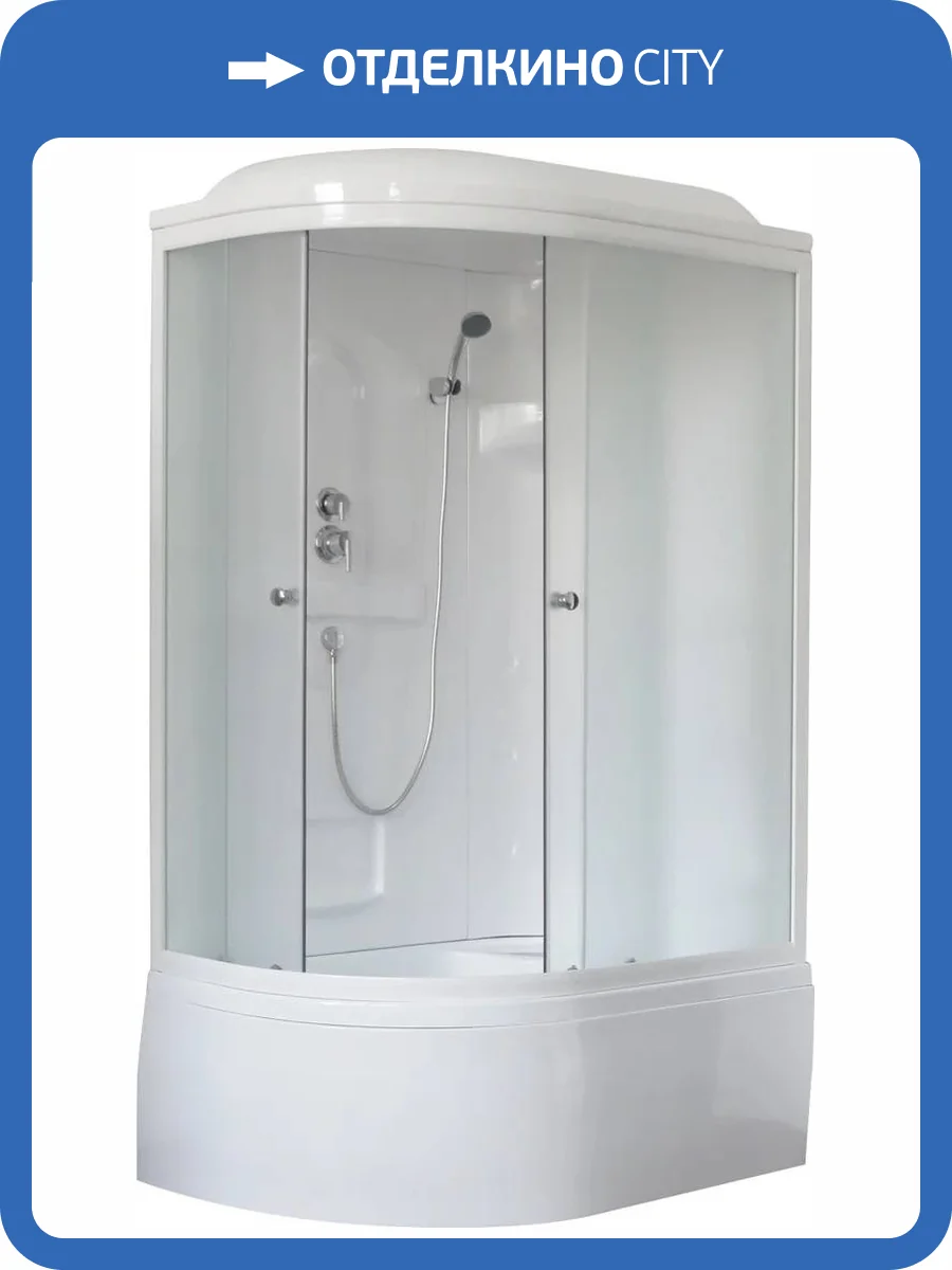 Душевая кабина Royal Bath RB 8120BK1-M R с высоким поддоном, с сиденьем фото 4