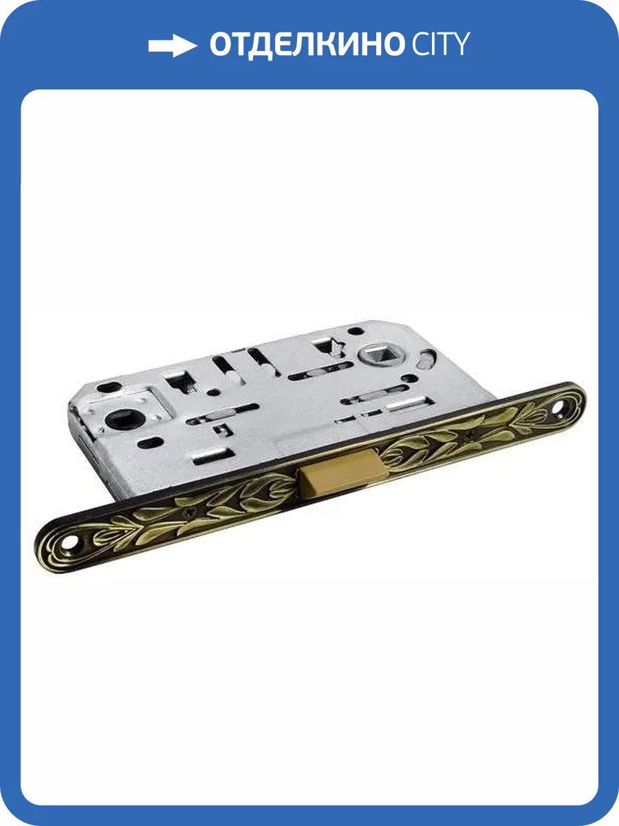 Защелка Morelli 1895P-U IB итальянская бронза, бесшумная, многофункциональная фото 4