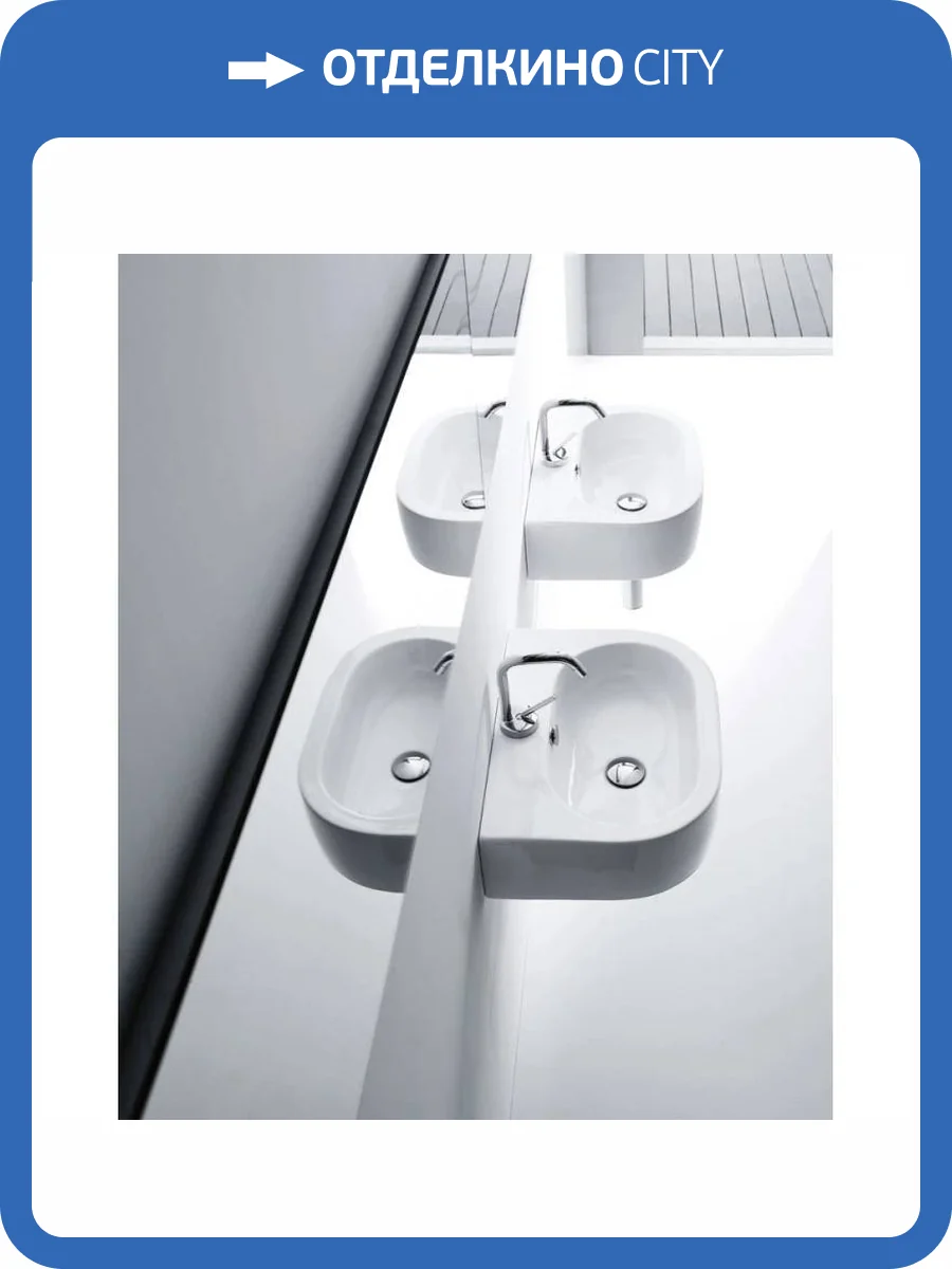 Раковина Kerasan Flo 314101*1 накладная, 50 см фото 5