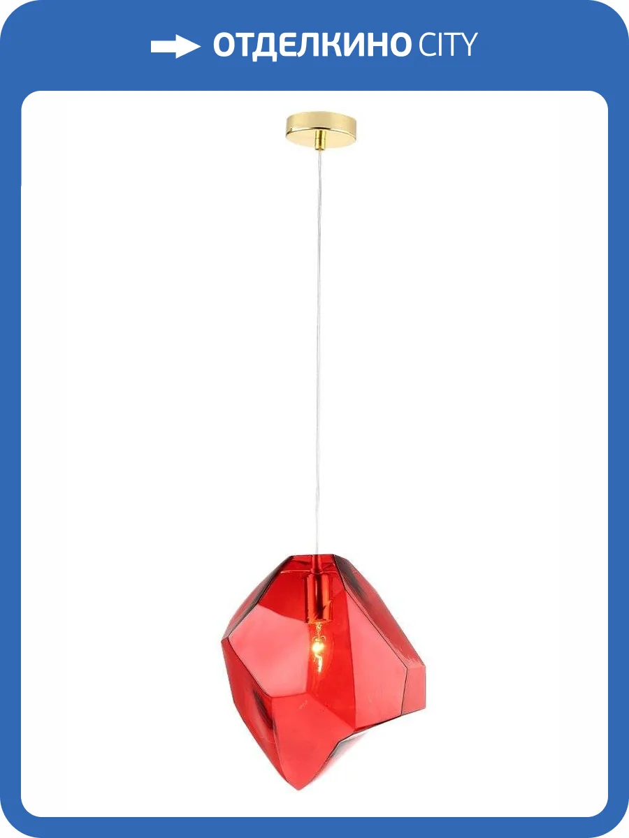 Подвесной светильник Crystal Lux Nuestro Sp1 Gold/Red фото 4