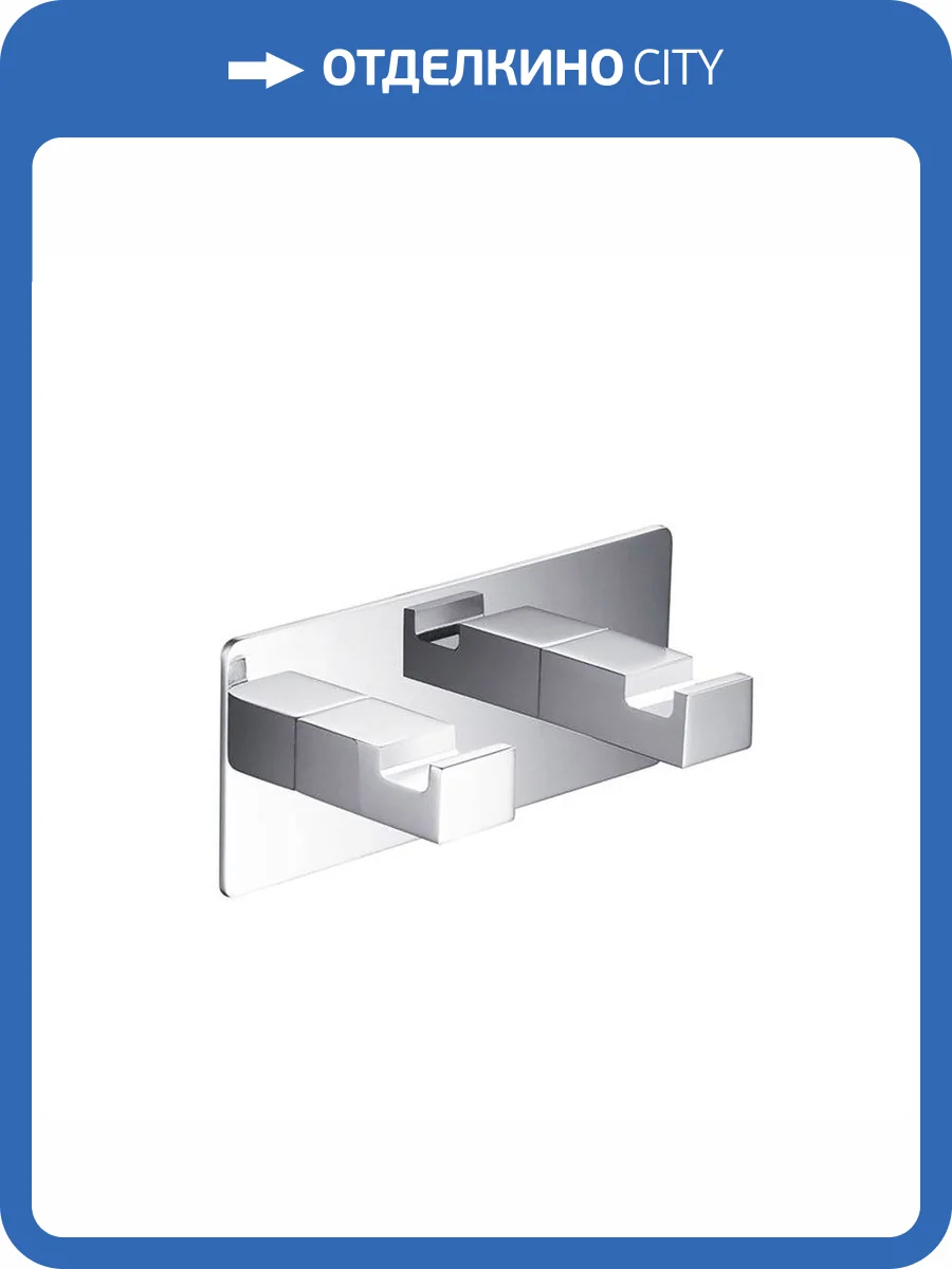 Вешалка-2 крючка Timo Selene 10014/00 хром фото 3