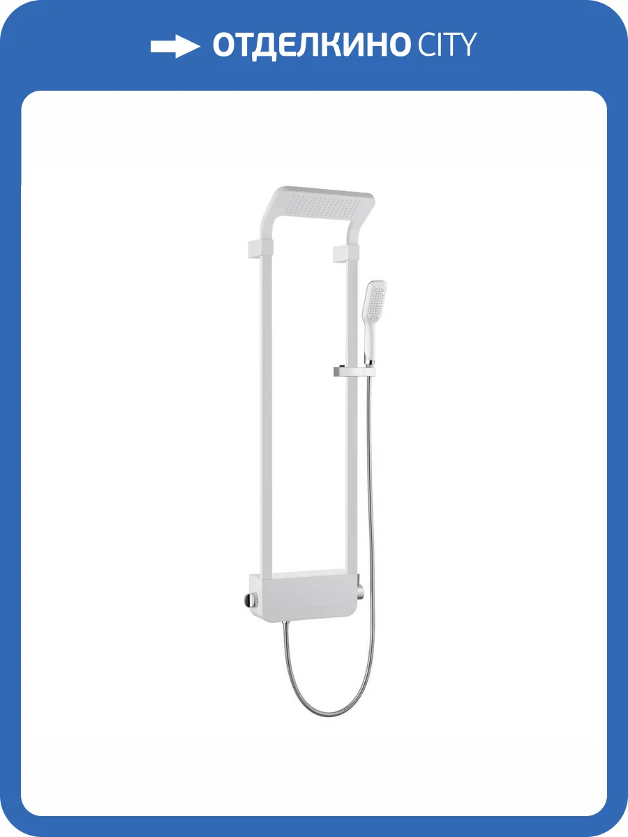 Душевая панель Black&White 1010W0 W1010, белая фото 8