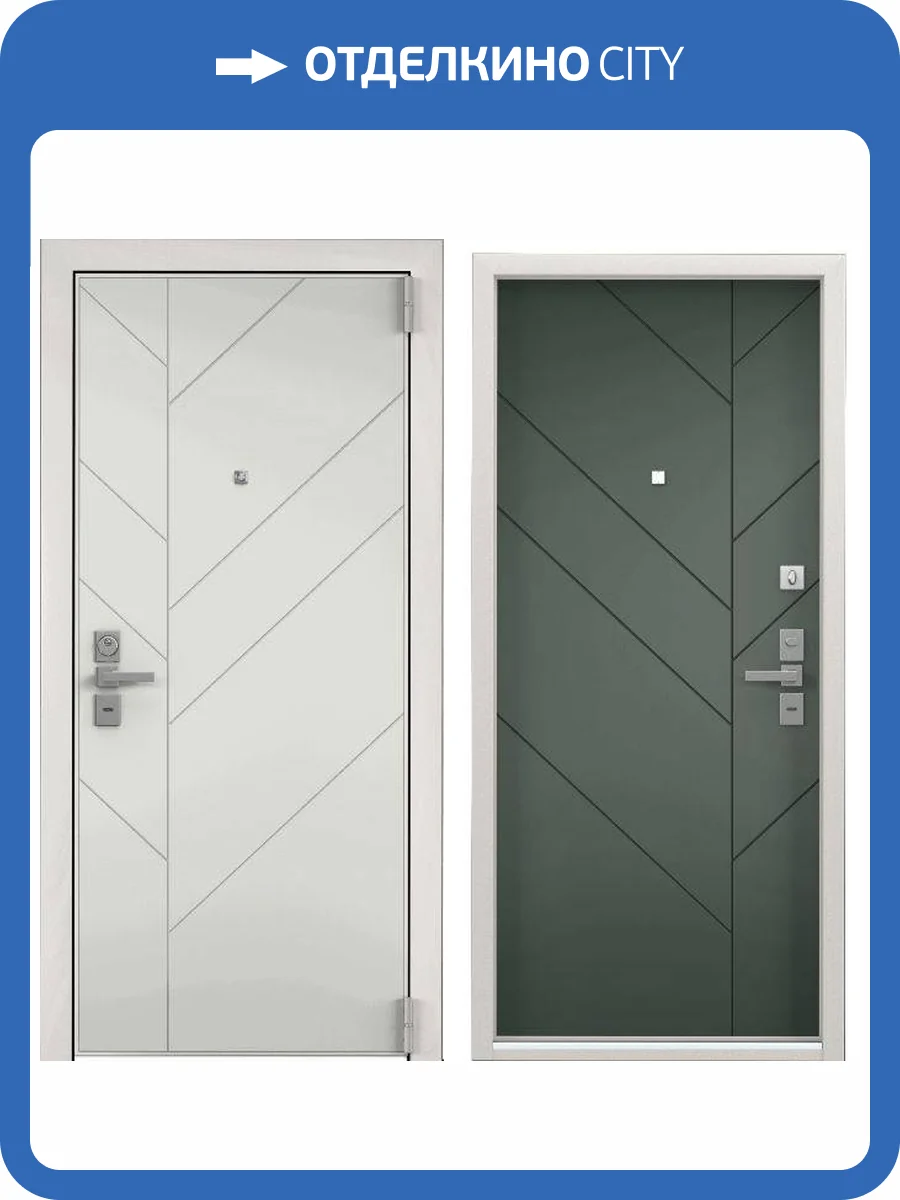 Входная стальная дверь Torex ULTIMATUM NEXT 590768 ПВХ Ферро/ПВХ Авокадо 2050x880 фото 2