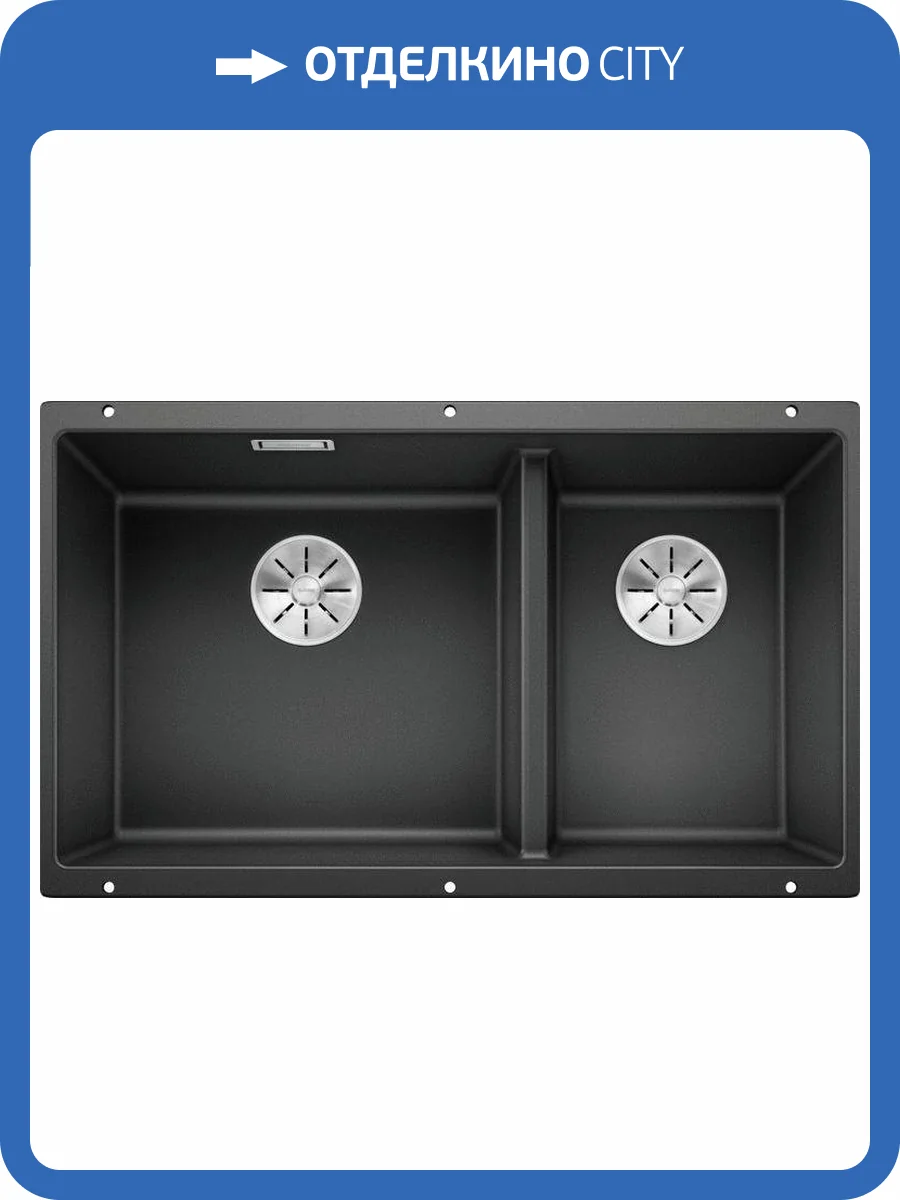 Мойка кухонная Blanco Subline 430/270-U 523151 антрацит фото 5