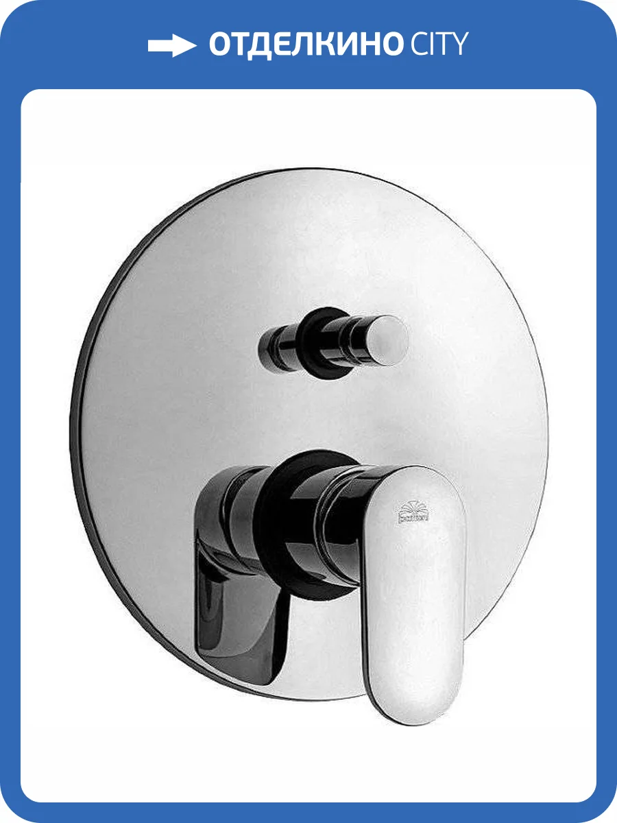 Смеситель для ванны Paffoni Candy CA015CR с внутренней частью фото 3