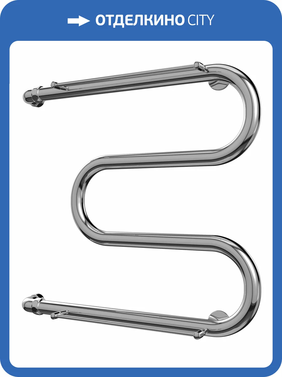 Полотенцесушитель Terminus М-образный (1") 60x50, водяной фото 4