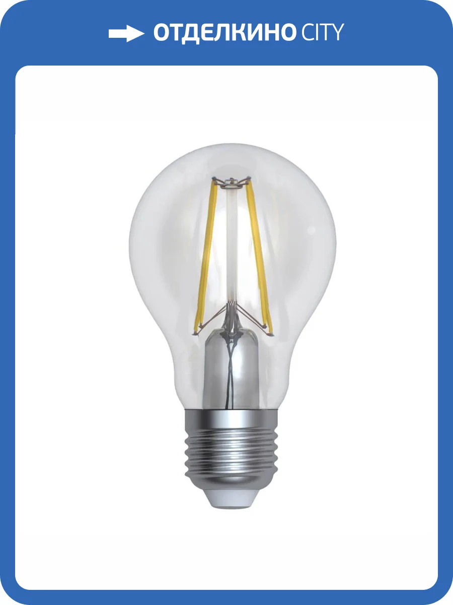 Лампа светодиодная диммируемая Uniel LED-A60-12W/4000K/E27/CL/DIM GLA01TR фото 2