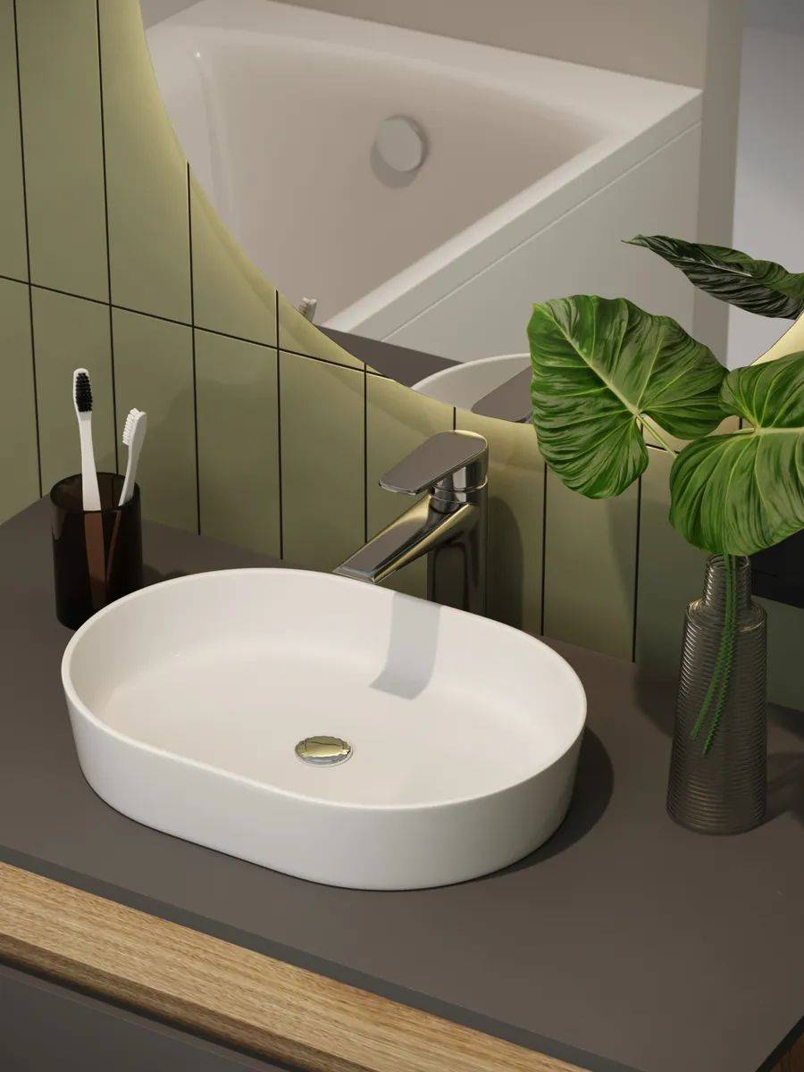 Смеситель для раковины Watersense Lana W00345 хром фото 7