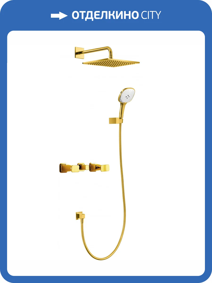 Душевая система Wonzon & Woghand Shakespeare WW-654701-DG золотая темная фото 3