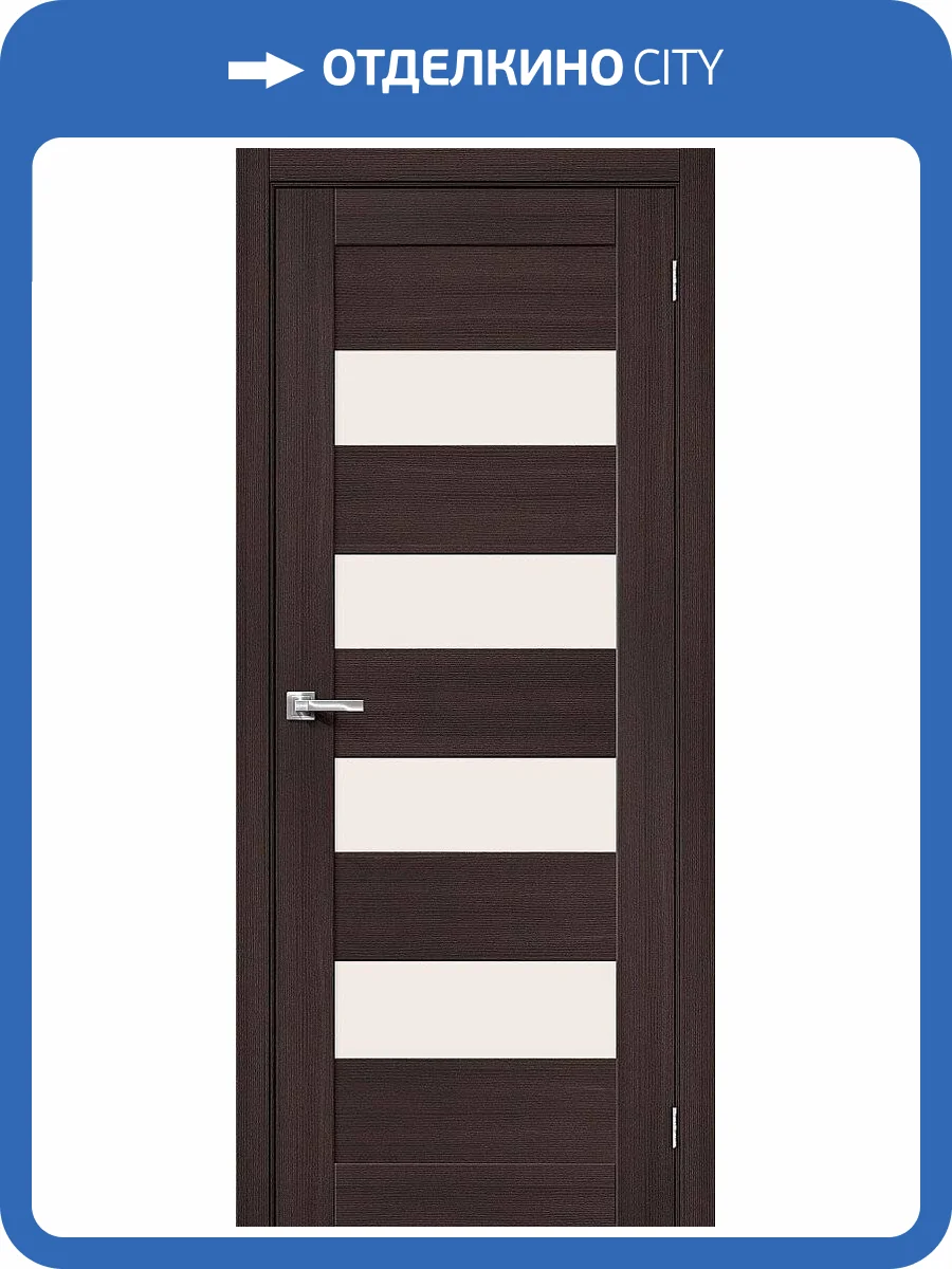 Межкомнатная дверь Bravo 153-1120 Браво-23 Wenge Melinga 200x60 фото 2