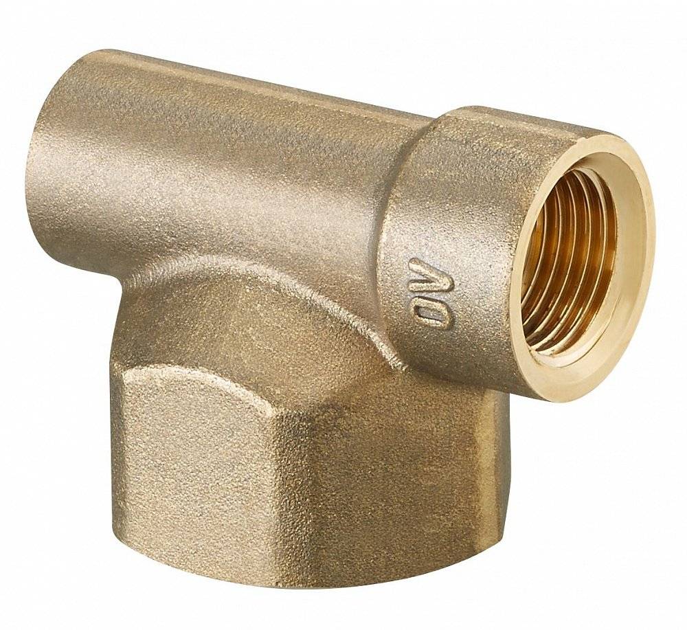 Концевая пробка Oventrop 1 дюйм, с отводом для воздухоотводчика 3/8 ...