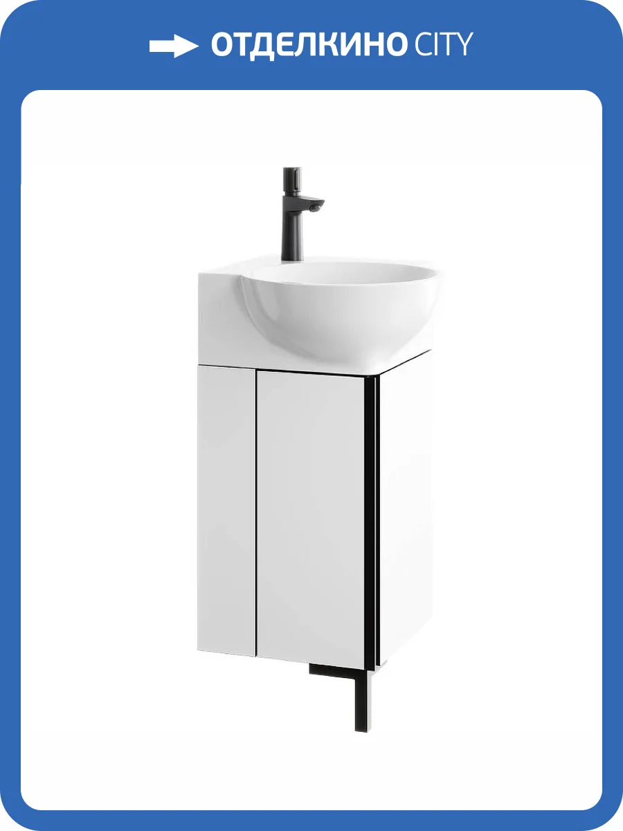 Тумба под раковину Aqwella Porto POR0104WB белый фото 6