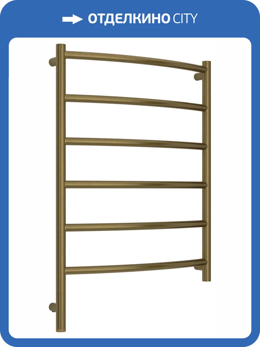 Полотенцесушитель электрический Сунержа Галант 3.1 05-6000-8060 Состаренная бронза, 80x60 фото 5