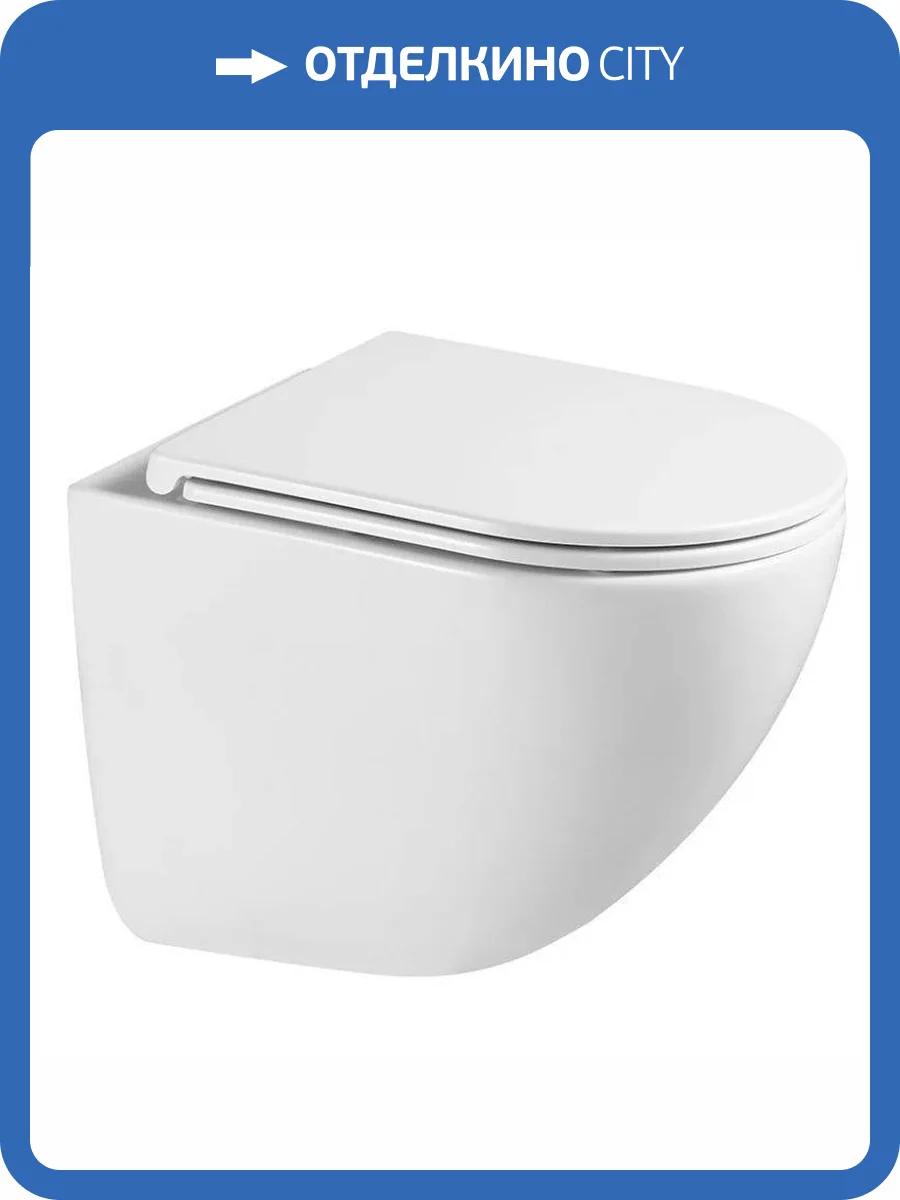 Унитаз подвесной Sintesi Ellipse SIN-TS-ELL-153 Tornado 3.0 безободковый, с крышкой-сиденьем микролифт фото 7