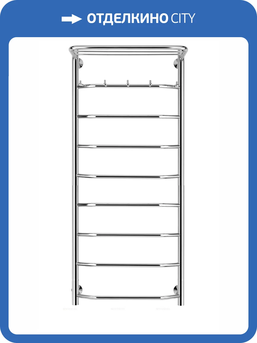 Полотенцесушитель электрический Secado Агата 4603759408057 1 КСП 120x50, R, хром фото 3