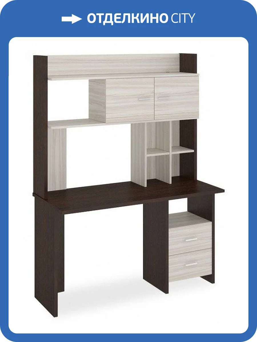 Стол компьютерный Merdes Домино Lite MER_SKL-Pryam130R-NKLH-130-VK фото 2