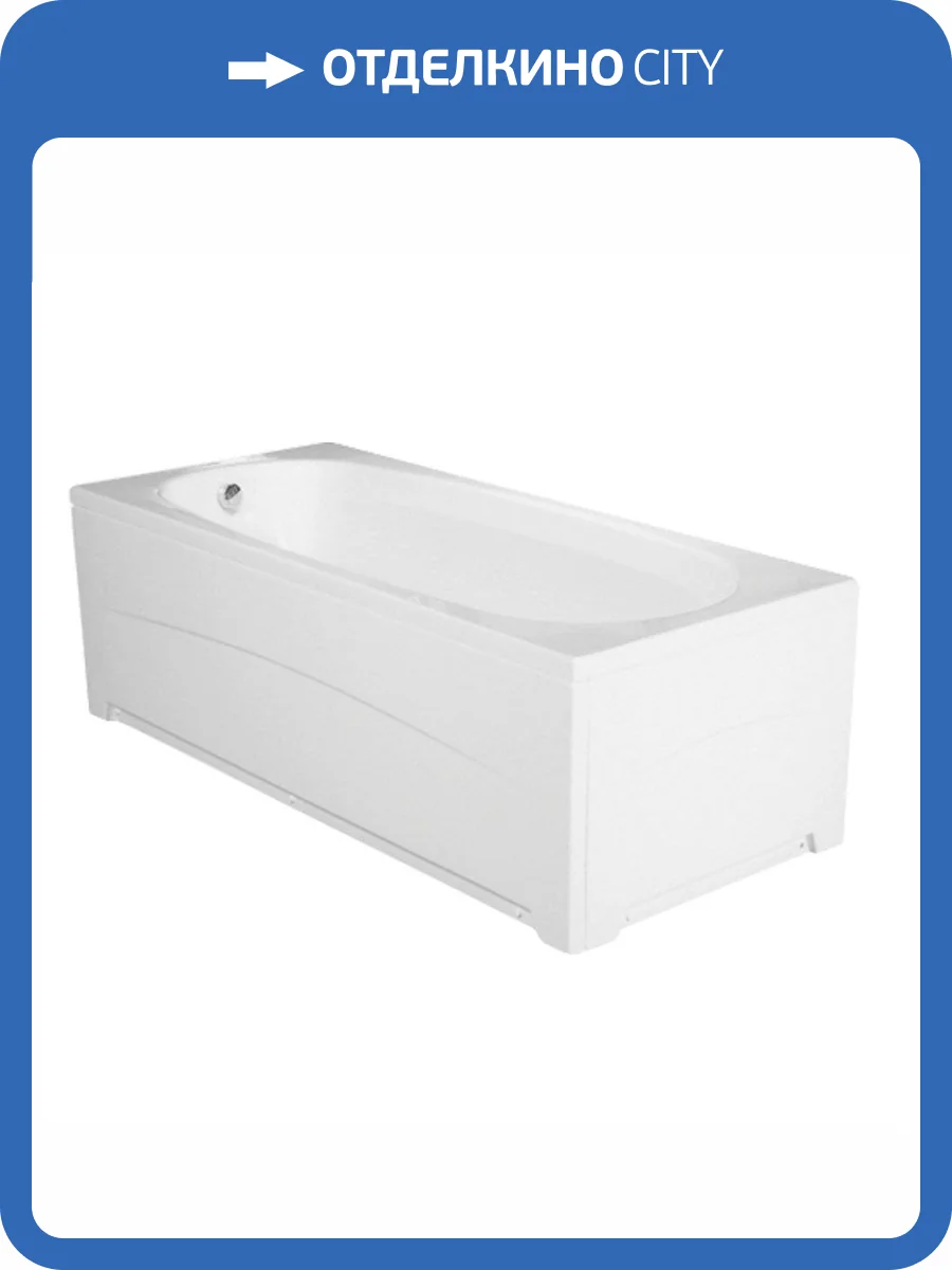 Акриловая ванна Cezares ECO-130-70-40-W37 130x70 фото 2