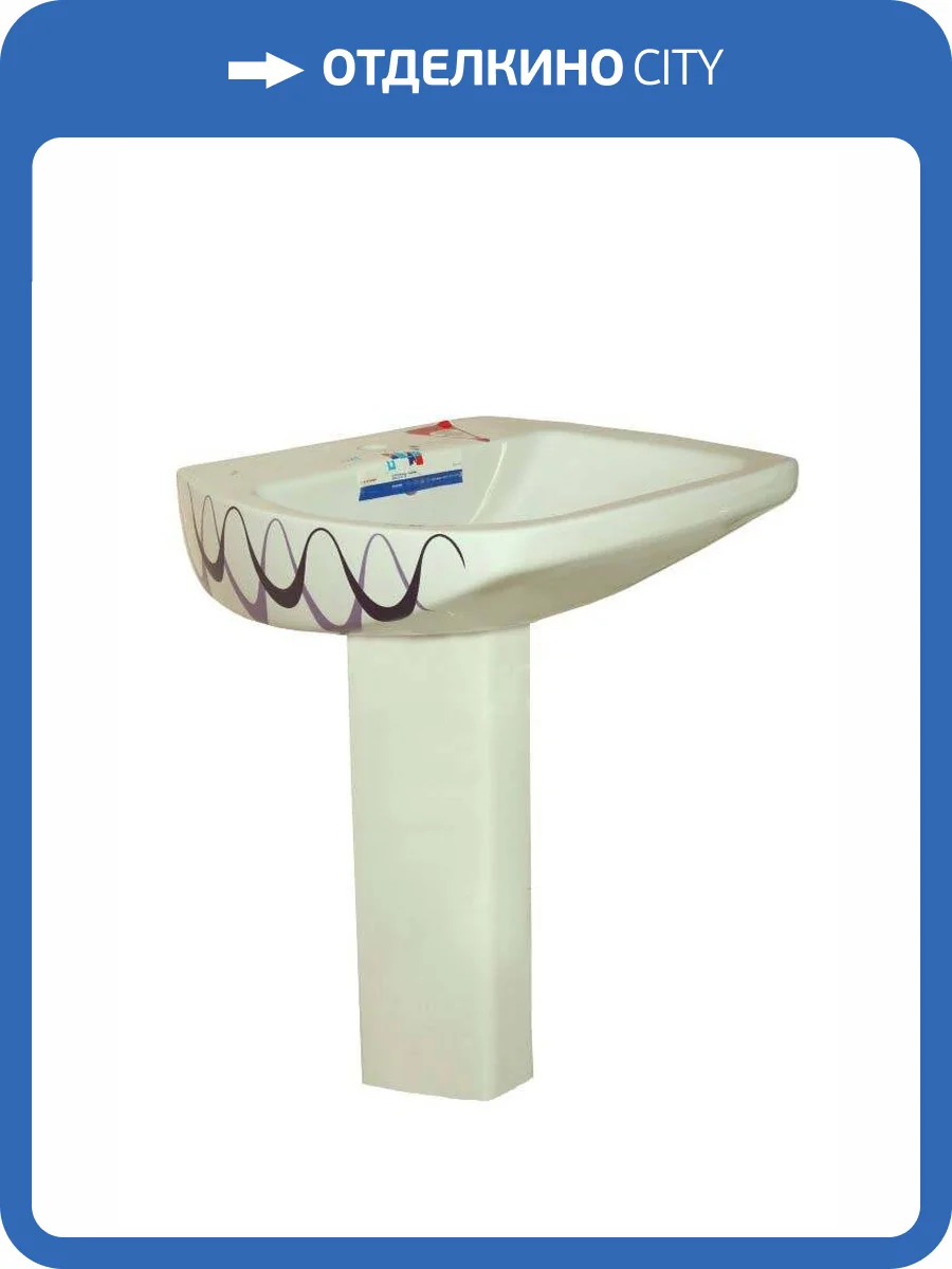 Пьедестал для раковины Creavit Spark SA250.000N0 с декором фото 3