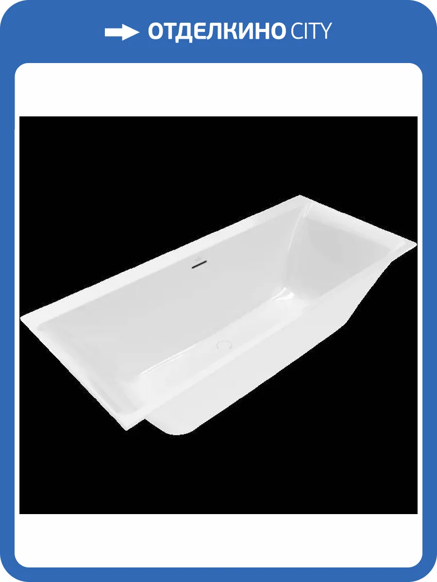 Квариловая ванна Villeroy&Boch Subway 3.0 UBQ180SBW2DV-01 180x80 фото 3