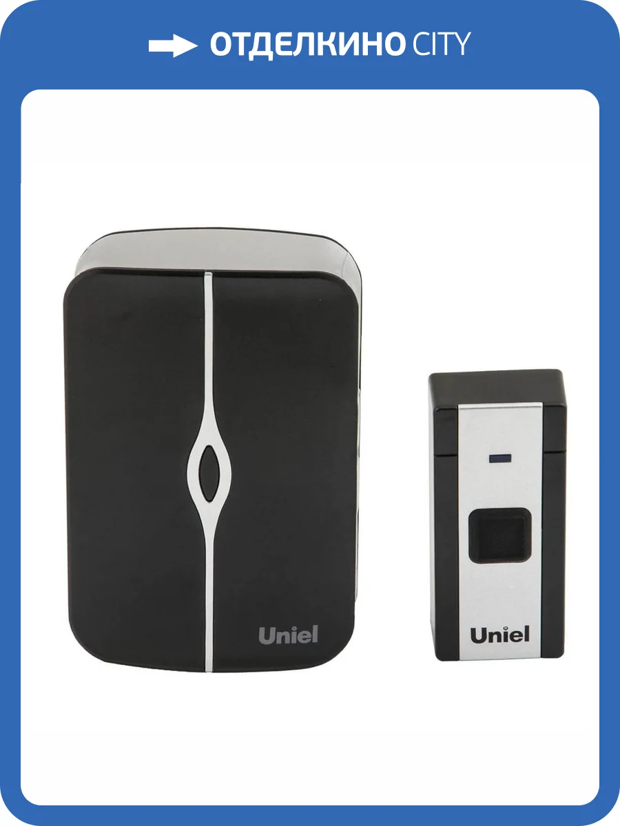 Звонок беспроводной Uniel UDB-015W-R1T1-36S-100M-WH/BL фото 3