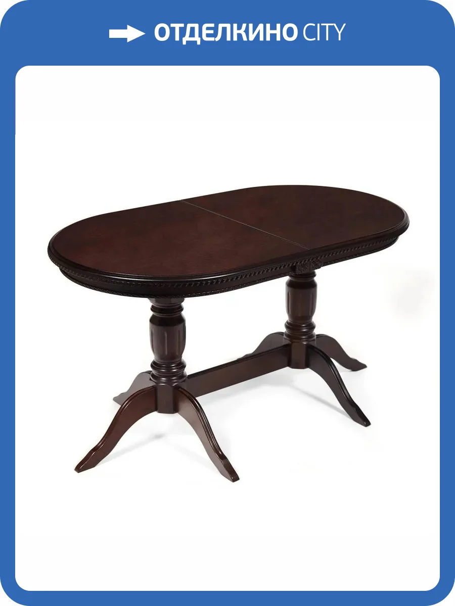 Стол обеденный Tetchair Coppola 14265 tobacco, узор прямой фото 12