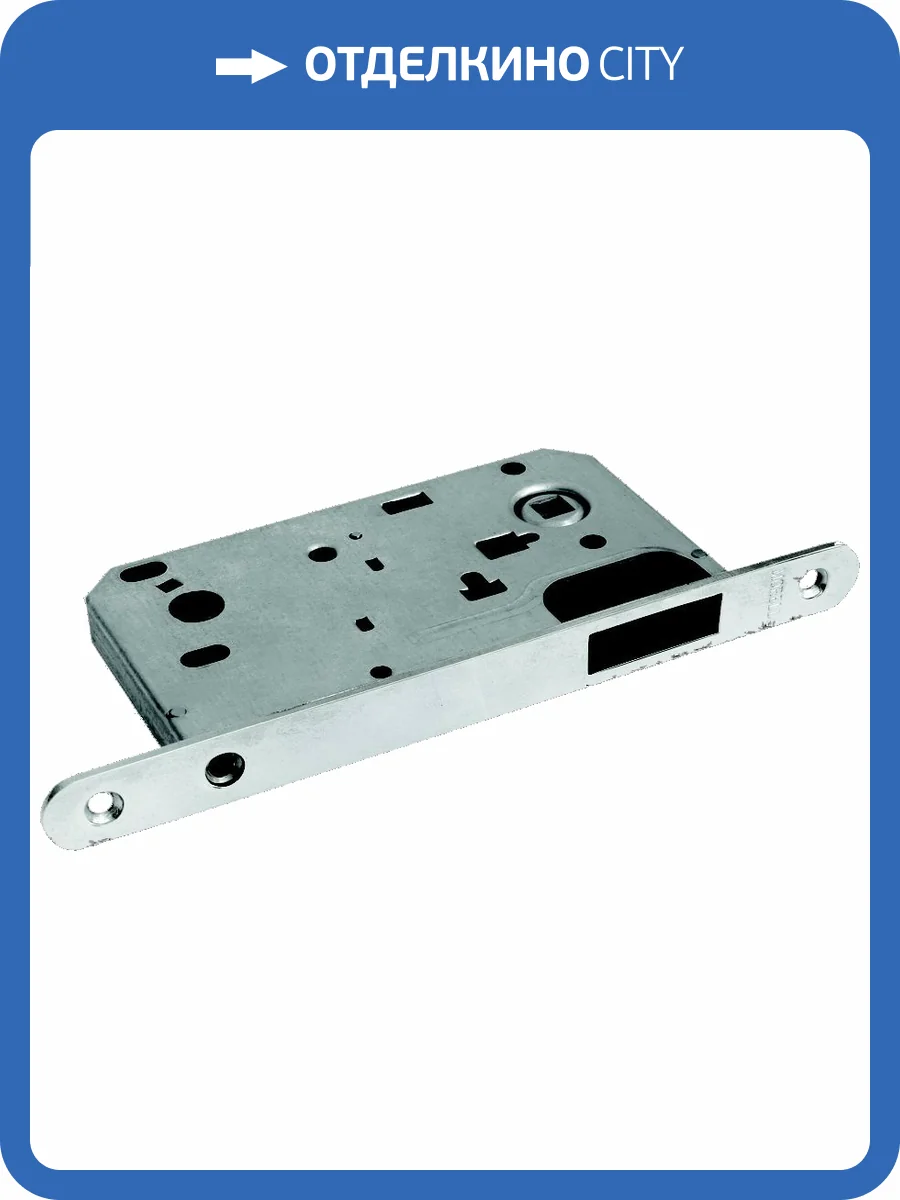 Межкомнатная защелка Morelli MAG 2090 магнитная (сантехническая) MAG 2090 SN (Никель) фото 2