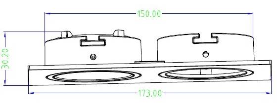 Встраиваемый точечный светильник IEK 4108 LT-UVB0-4108-GU10-2-K22 фото 5