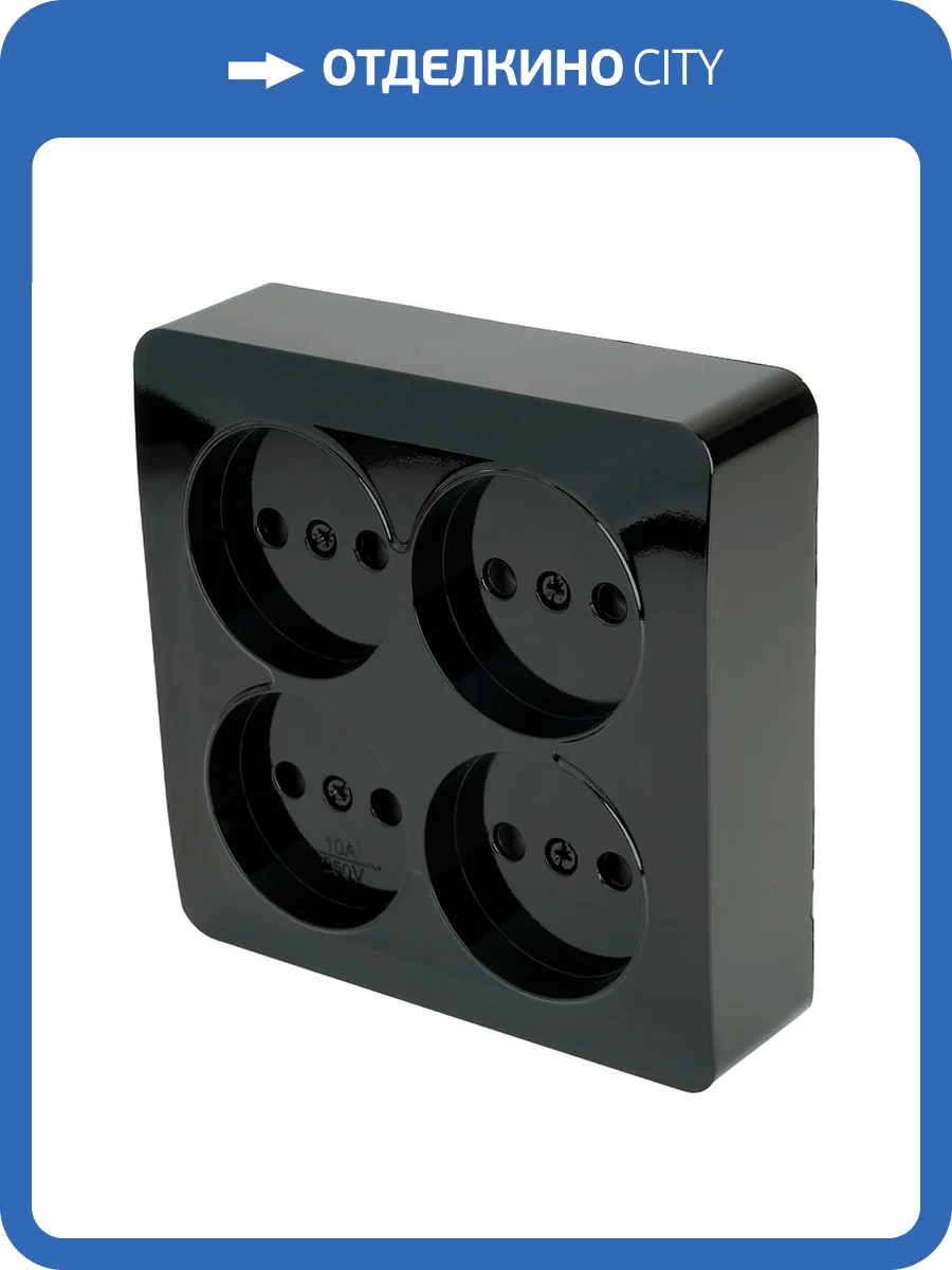 Розетка 4-местная Stekker София 49321 фото 14