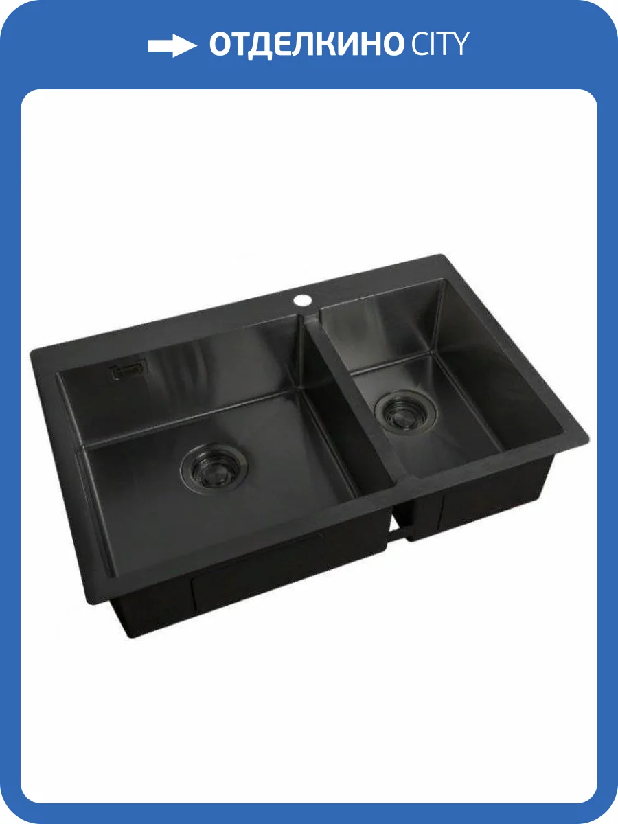 Мойка кухонная Zorg Light ZL R 780-2-510-L GRAFIT фото 3