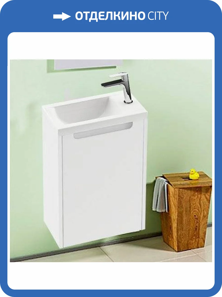 Тумба с раковиной Ravak Classic 40 белая L фото 6