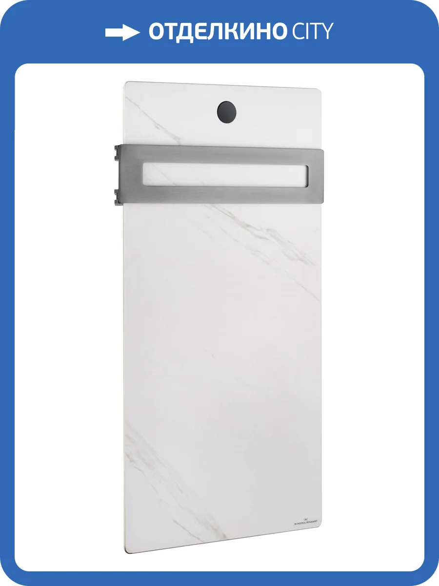 Полотенцесушитель электрический Wonzon & Woghand WW-A501-GM с греющей плитой, темный графит фото 6